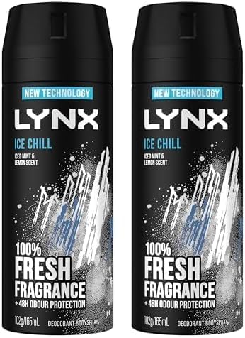 LYNX Black Night Deodorant Body Spray 165 ml (Pack of 3)