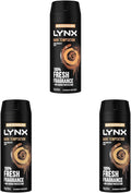 LYNX Black Night Deodorant Body Spray 165 ml (Pack of 3)