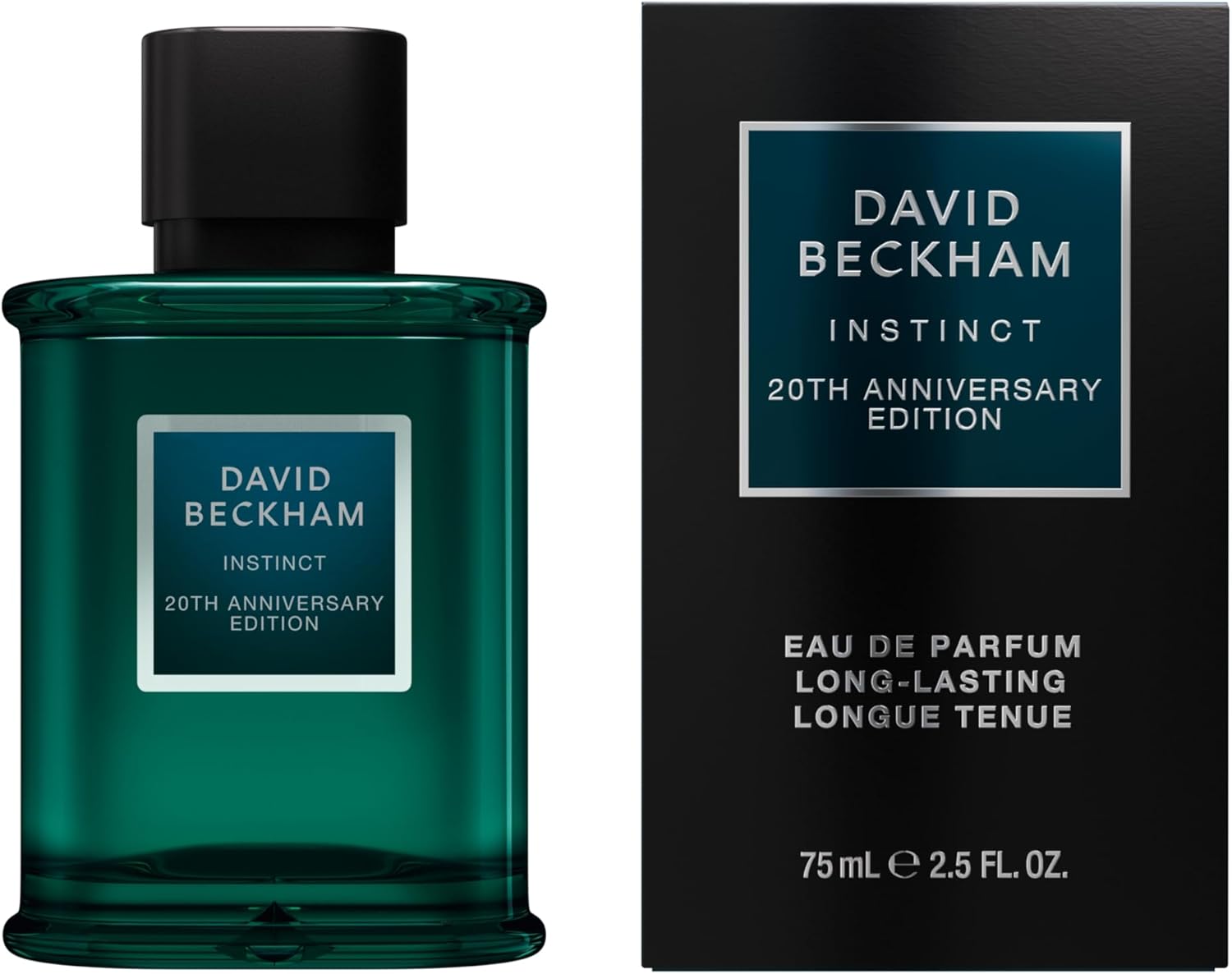 David Beckham Instinct Eau de Parfum for Men - 20th Anniversary Edition, 75ml