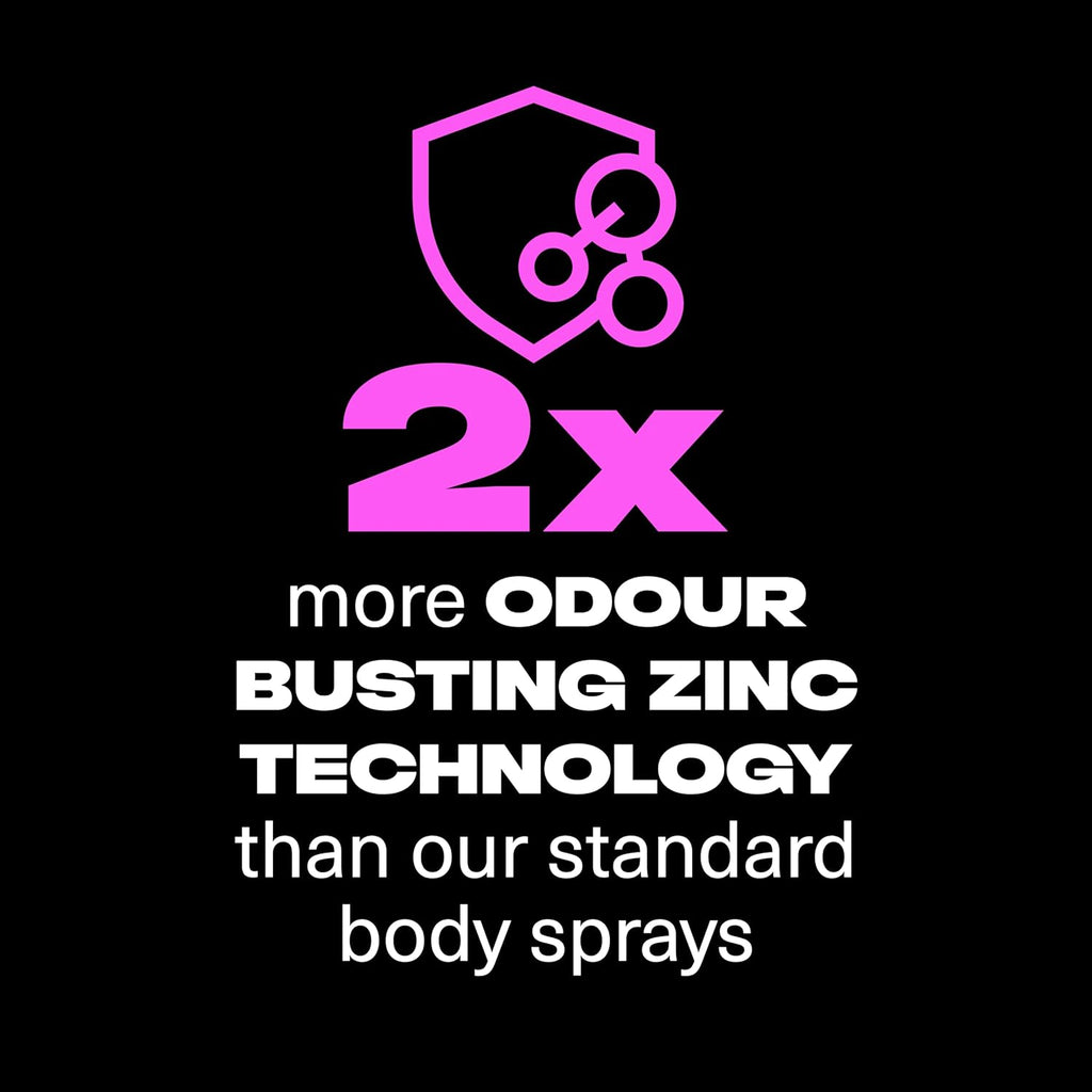 LYNX Deodorant ANTIPERSPIRANT body Spray BLUE LAVENDER 150 ML (Pack of 2)