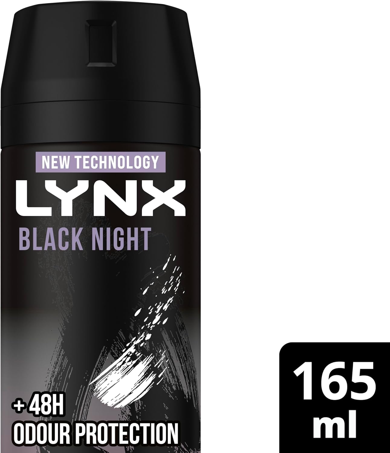 LYNX Black Night Deodorant Body Spray 165 ml (Pack of 3)