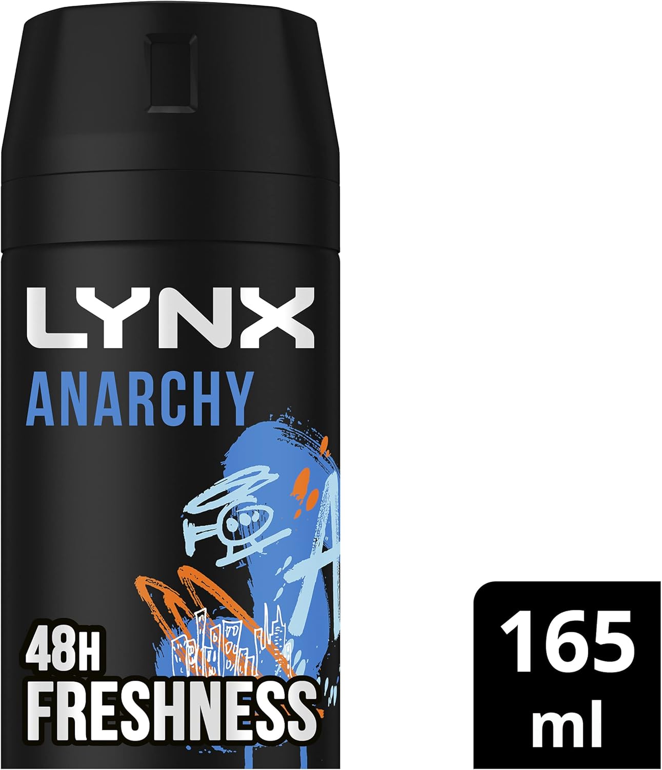 LYNX Black Night Deodorant Body Spray 165 ml (Pack of 3)