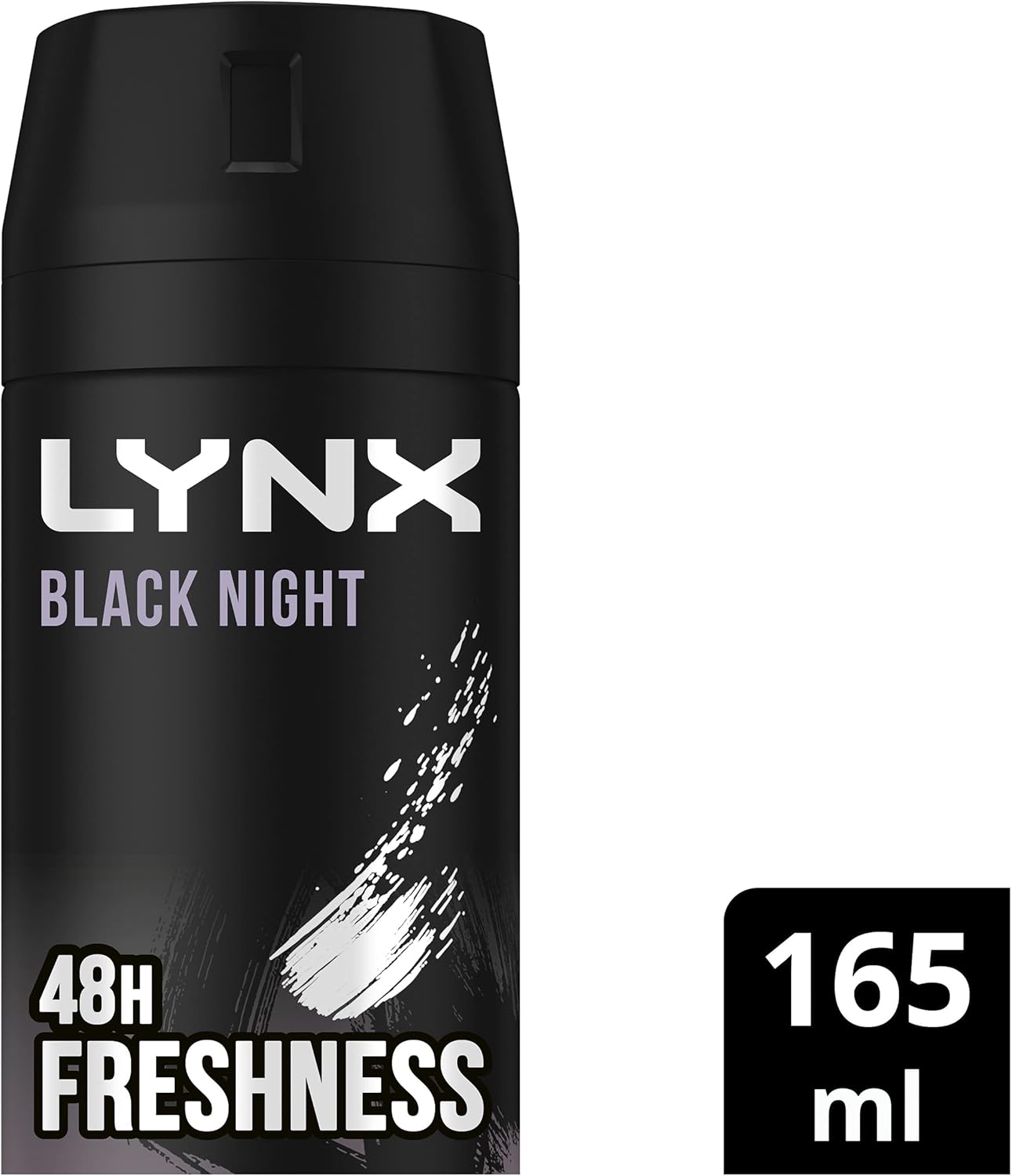 LYNX Black Night Deodorant Body Spray 165 ml (Pack of 3)