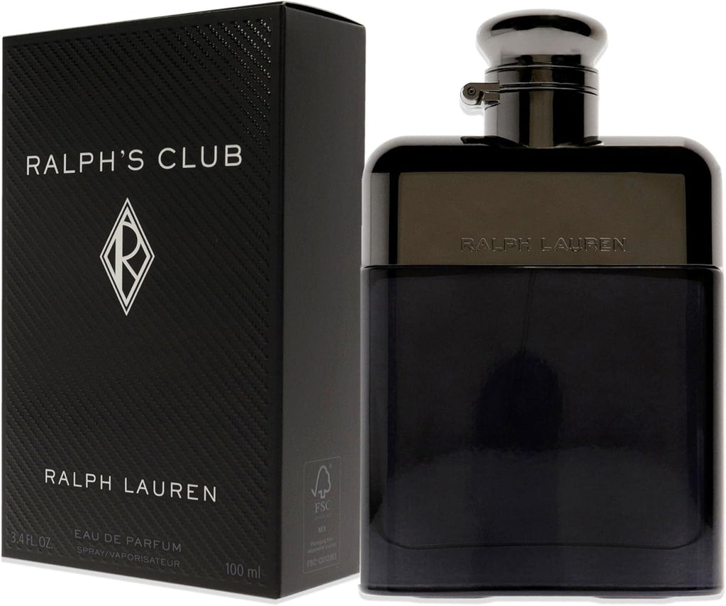 Ralph Lauren Ralph's Club, Eau de Parfum Spray for Men, Intense Sensual Woody Scent, For Style and Elegance