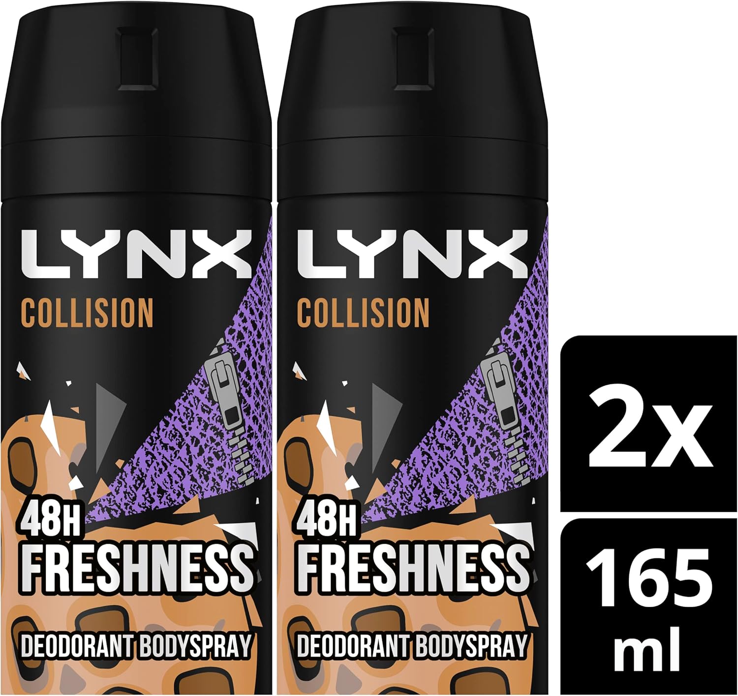 LYNX Africa Deodorant Aerosol Body Spray for Men 165 ML x 4 Pack, 48 hour Fressness, the G.O.A.T. of fragrance
