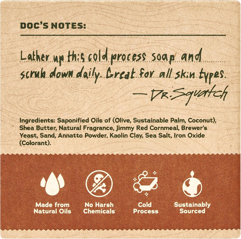 Dr. Squatch Natural Men’s Bar Soap - Cold Process Body Soap Bar with Natural Oils - Gifts for Men - Summer Citrus, Cool Fresh Aloe, Fresh Falls (142g, 3 pack)