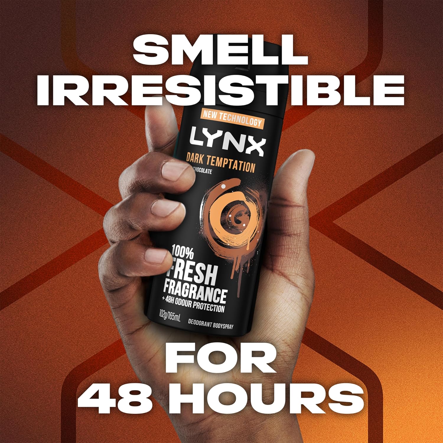 LYNX Black Night Deodorant Body Spray 165 ml (Pack of 3)